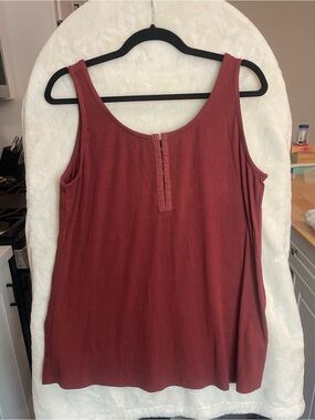 torrid Scoop Neck Tank Top - Brick Red NWT